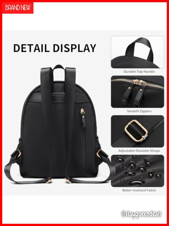 Women\'s Nylon Fashion Backpack Purse Daypack Travel Laptop Bag